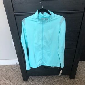 Blue workout jacket NWT